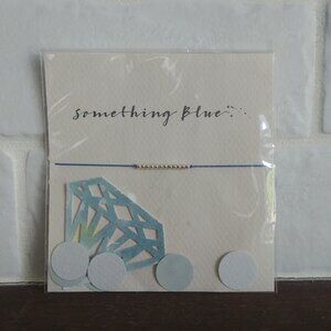 NEW Sterling Silver 100% silk handmade in Toronto bracelet Something Blue